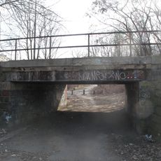 Most železniční vlečky přes ulici Nad kapličkou