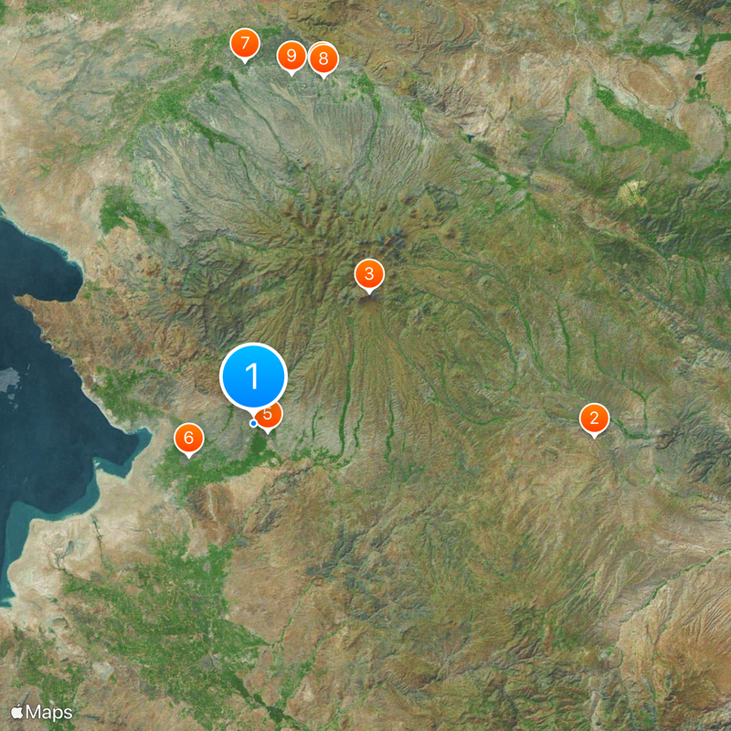 Maragheh observatory Kaart