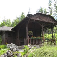 Hubertuskapelle und Bildstock in Gschöder
