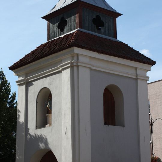 Bell tower and gate in Lidzbark Warmiński
