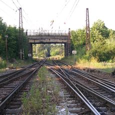 Bridge of Heldova street over railway lines