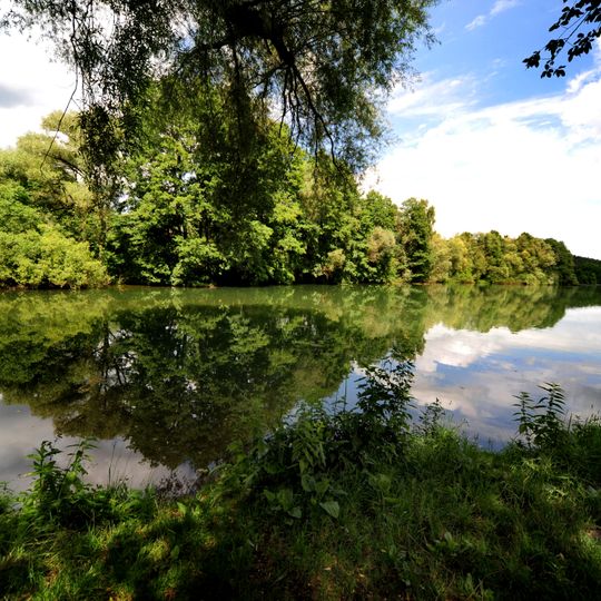 Itzelberger See mit den Mooswiesen