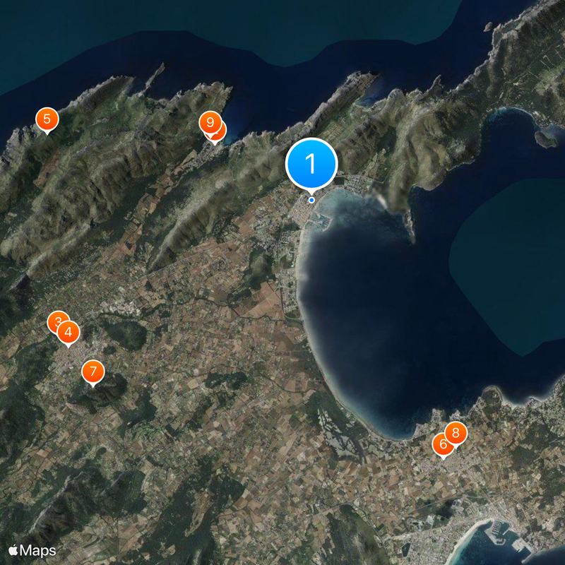 Port de Pollença Map