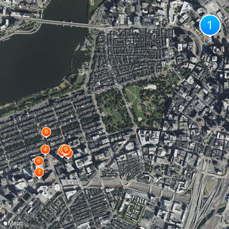 Boston Public Library Mapa