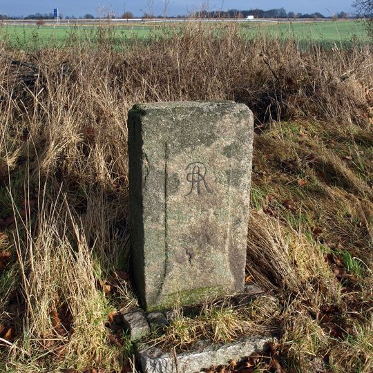 Polish-Saxon Post Milestone in Prischwitz, Göda