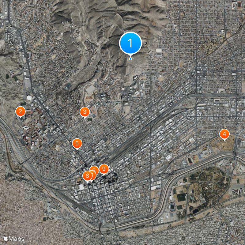 Star on the Mountain Map