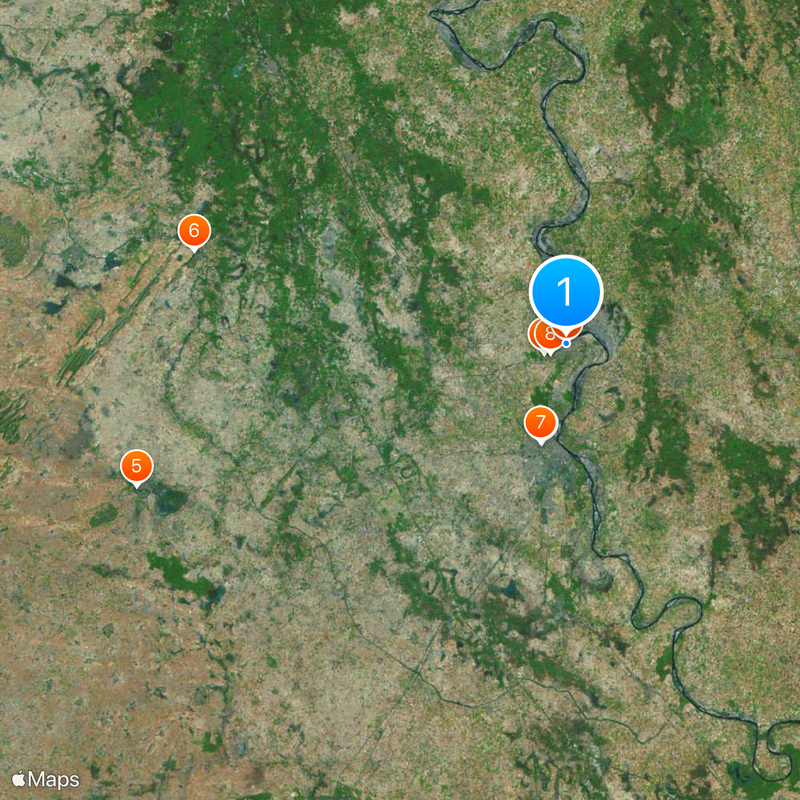 Banke Bihari Temple Mapa