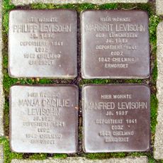 Stolperstein dedicated to Philipp Levisohn