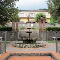 Garden of the town hall of Pescaglia