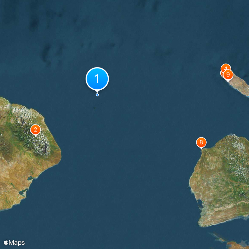 Archipel de Los Monjes Carte