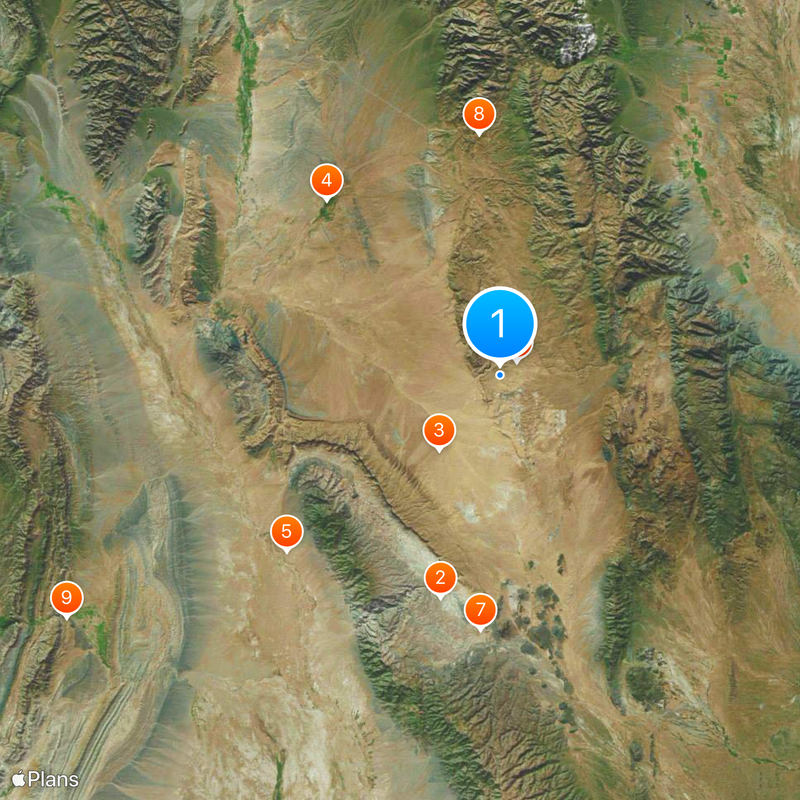 Parco nazionale Talampaya Mappa