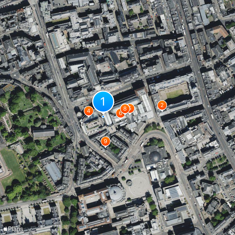 National Museum of Scotland Karte