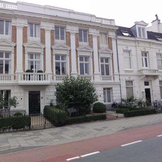 Dubbel herenhuis met tuinhek