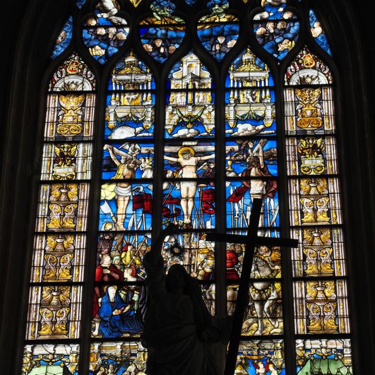 Christ en croix avec les deux larrons