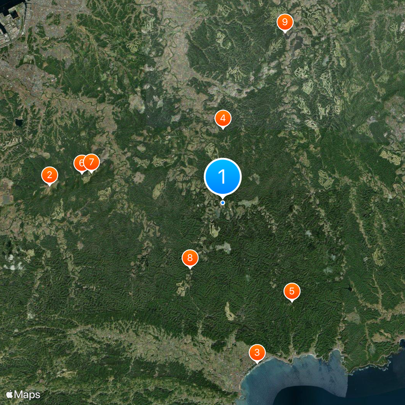 Kazusa-Kameyama Station Mapa