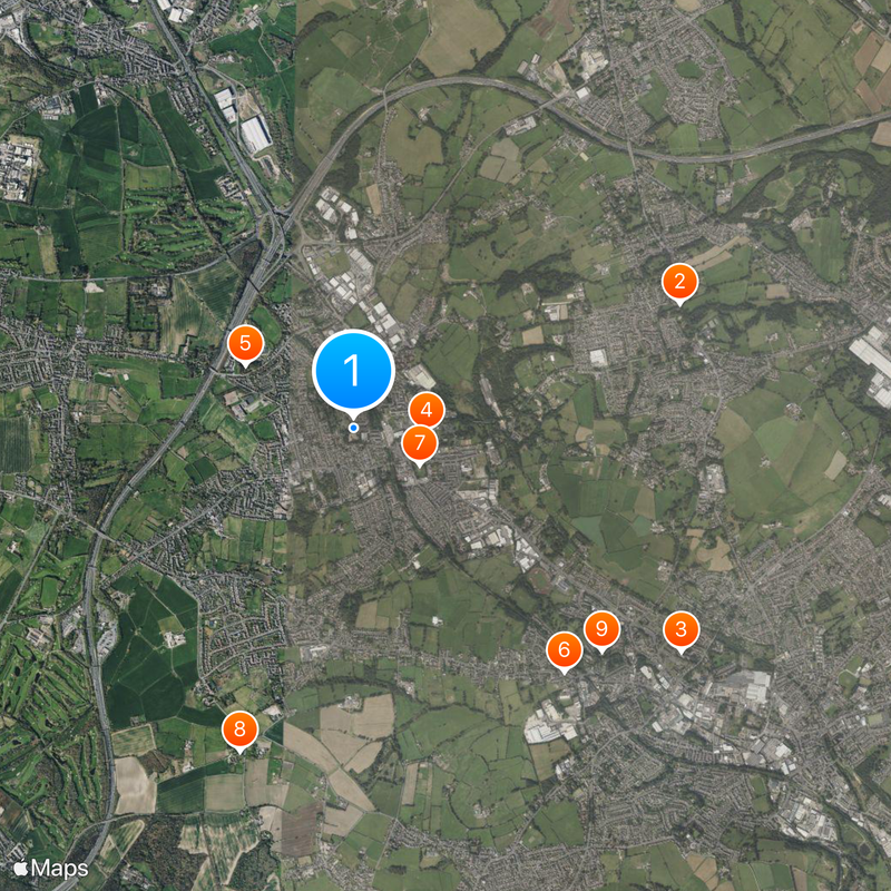 Cleckheaton Map