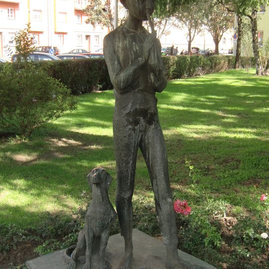 Figur Maienflötenspieler