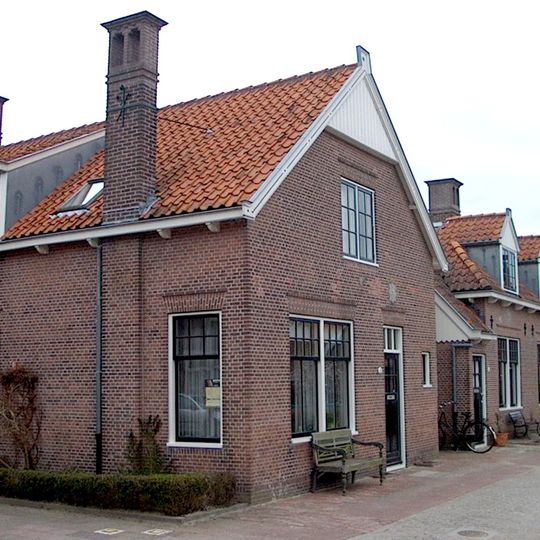 't Rooie Dorp: woningblok van twee arbeiderswoningen