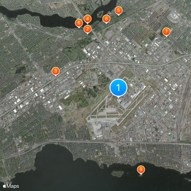 Montréal–Trudeau International Airport Map