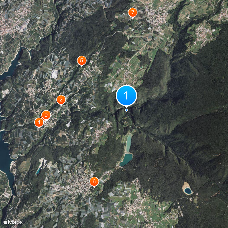 San Romedio Sanctuary Map