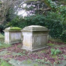 King and Randall Monuments, about 6 metres south west of south door in churchyard of Church of St Swithin