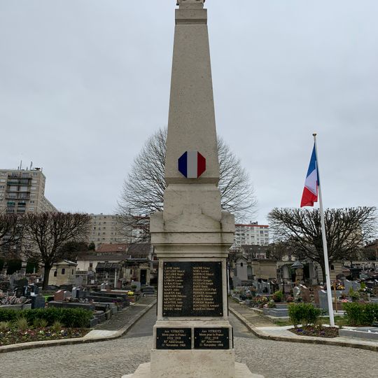 War memorial of Old Cemetery of Vitry-sur-Seine