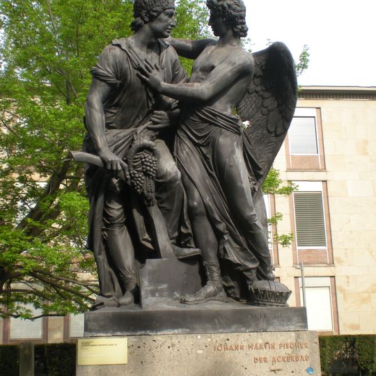 "Der Ackerbau", Karlsplatz