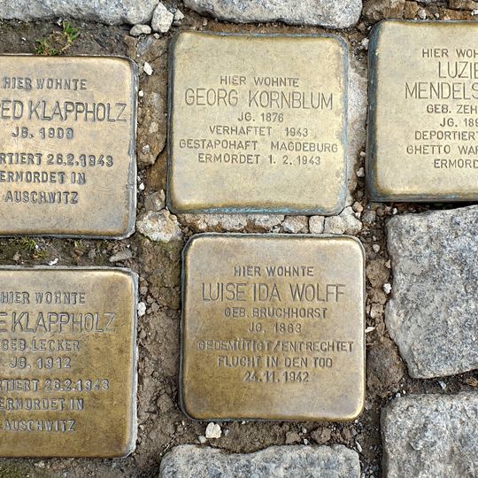 Stolperstein à la mémoire de Georg  Kornblum