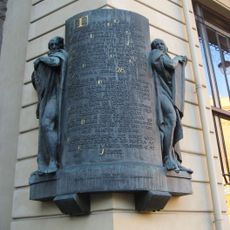 Pamětní deska založení republiky u Prašné brány
