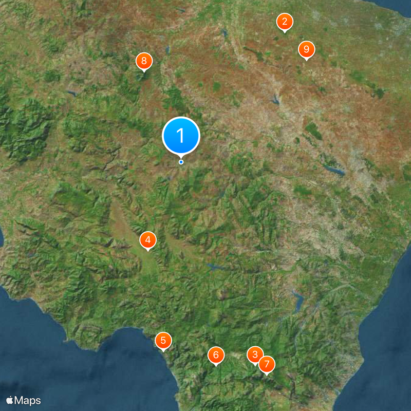 Prowincja Potenza Mapa
