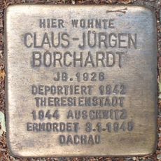 Stolperstein dedicated to Claus-Jürgen Borchardt