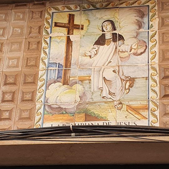 Ceramic panel of Blessed Mariana of Jesus