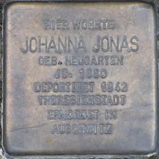 Stolperstein dedicated to Johanna Jonas