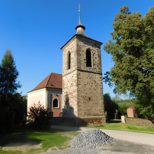 Zvonice u kostela svatého Václava v Přistoupimi