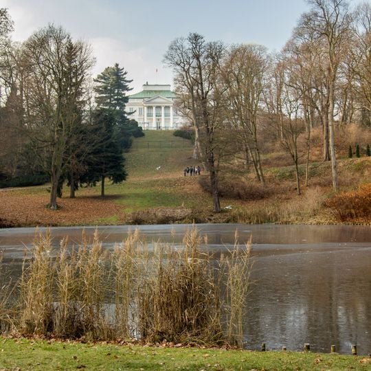 Belvedere Park in Warsaw