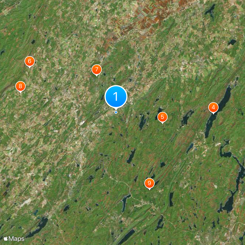 Mountain Creek Map