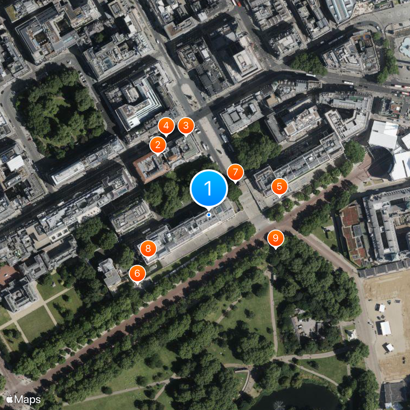 Royal Society Map