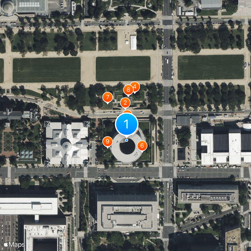 Hirshhorn Museum and Sculpture Garden Map