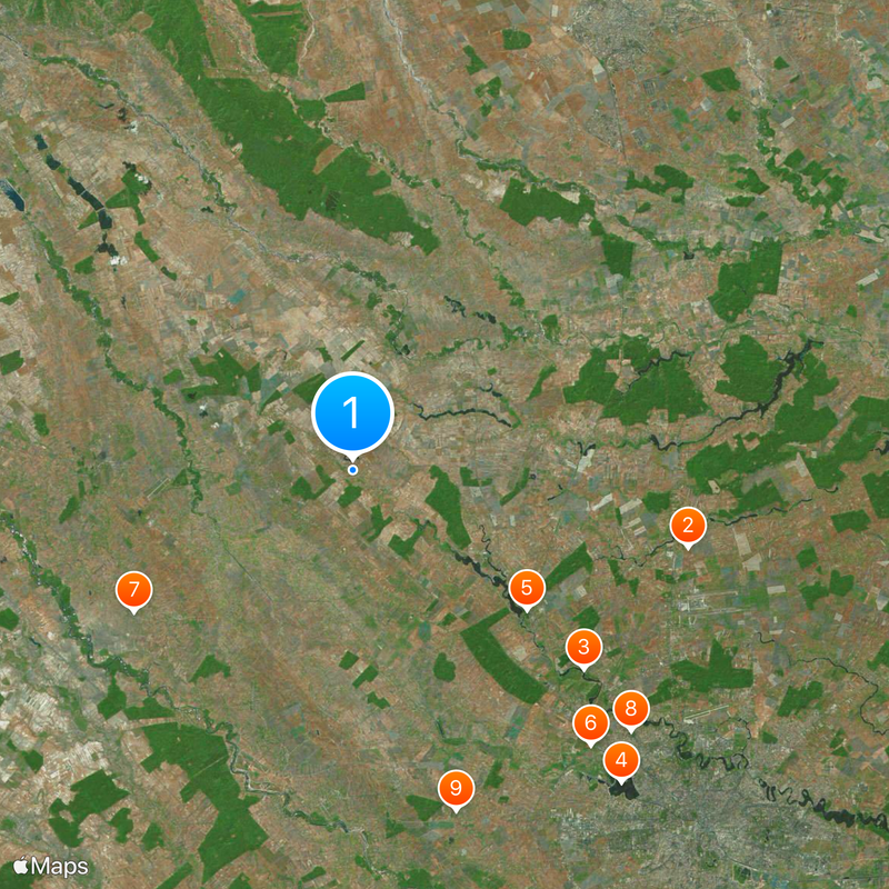 Baranga River Map