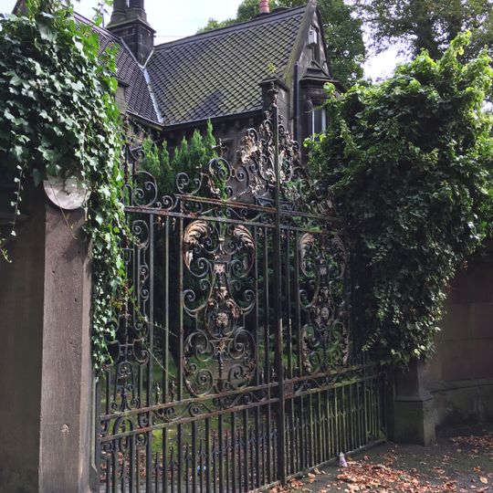 Entrance Gates And Piers At St Saviour's Convent