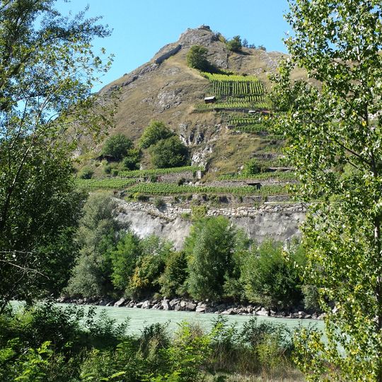 Überreste der Stadtmauer Sitten
