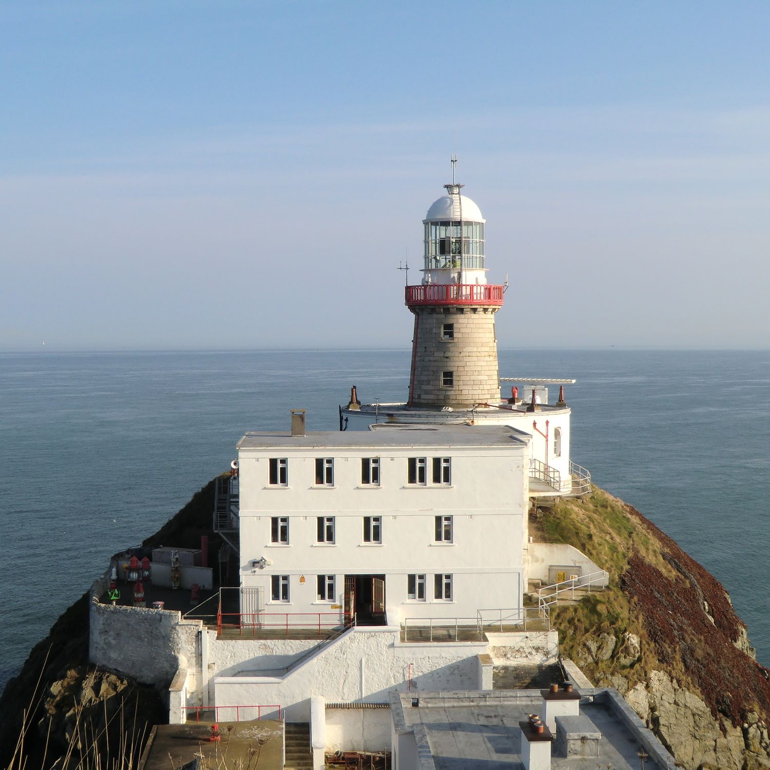 Baily Lighthouse - Steinleuchtturm auf der Howth-Halbinsel, County ...
