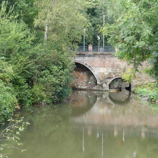 Bridge over branches of Bridgewater Canal at The Delph