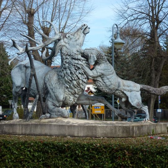 Hirschplastik Gottschalkstraße
