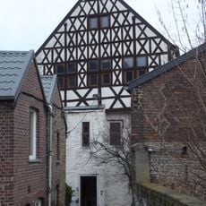 Timber frame house, 6-8 Rue des Mârets