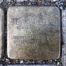 Stolperstein en memoria de Clara Dahlheim