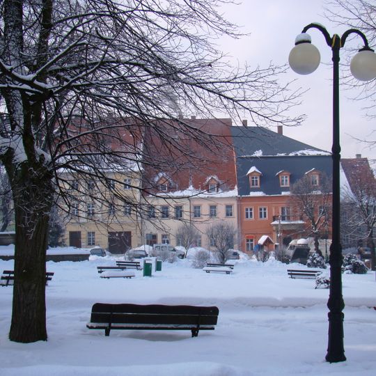 Market Square in Chełmsko Śląskie