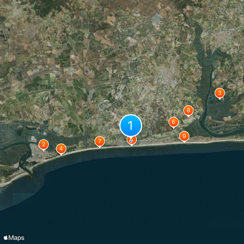 Islantilla Map