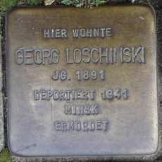 Stolperstein à la mémoire de Georg Loschinski