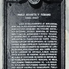 Pablo Araneta y Soriano historical marker